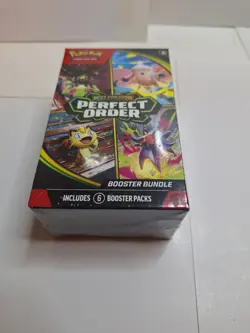 Pokemon TCG: Mega Evolution-Perfect Order Booster Bundle (6 Packs) New Sealed - Image 5