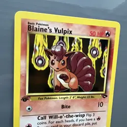 Blaine’s Vulpix 1st Edition Gym Challenge 66/132 WOTC Vintage Pokemon 1999 - Image 2