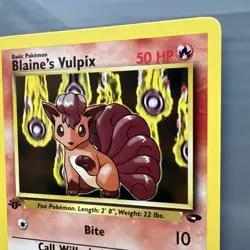 Blaine’s Vulpix 1st Edition Gym Challenge 66/132 WOTC Vintage Pokemon 1999 - Image 3