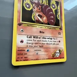 Blaine’s Vulpix 1st Edition Gym Challenge 66/132 WOTC Vintage Pokemon 1999 - Image 5