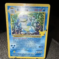 Pokemon Celebrations 25th Anniversary Blastoise Holo 2/102 Classic Collection NM - Image 4