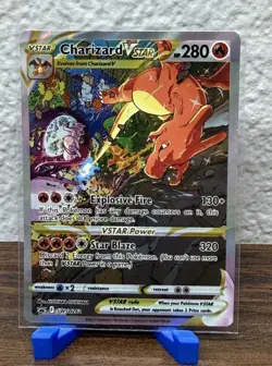 Pokemon TCG Charizard VSTAR SWSH262 Near Mint Condition - Image 1