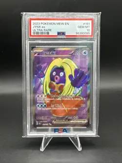 PSA 10 Gem Mint 2023 Pokemon Mew En Jynx ex #191/165 Ultra Rare - Image 1