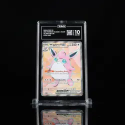 TAG 10 Gem Mint 2023 Pokemon Mew en Wigglytuff ex #187/165 Ultra Rare - Image 1