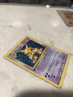 Pokemon TCG Alakazam 001/102 Base Set (Shadowless) -1st Edition Holo - Image 5