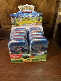 Pokemon Mega Evolution Ascended Heroes 10 Tins With Display - Image 1
