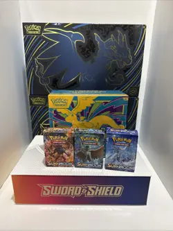 Pokemon Empty Boxes Charizard’s Upc, Pokemon Center ETB sun&moon Deck Boxes - Image 1