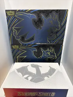Pokemon Empty Boxes Charizard’s Upc, Pokemon Center ETB sun&moon Deck Boxes - Image 3