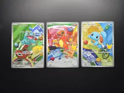 Pokemon First Partner Illustration MEP Bulbasaur Charmander Squirtle 037 038 039 - Image 1