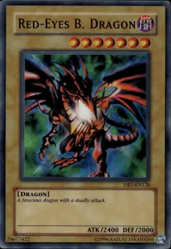 Red-Eyes B. Dragon Dark Beginnings 1 Super DB1-EN126 Yu-Gi-Oh! - Image 1