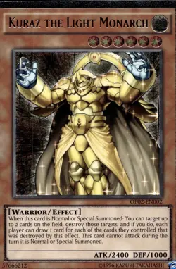 Kuraz the Light Monarch OTS Pack Ultimate OP02-EN002 Yu-Gi-Oh! - Image 1