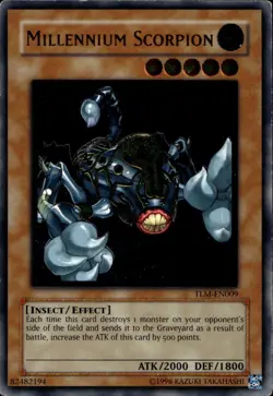 Millennium Scorpion Unl Ed Ultimate Rare TLM-EN009 Yu-Gi-Oh! - Image 1
