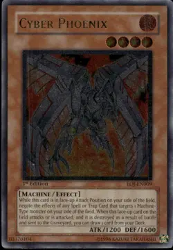 Cyber Phoenix 1st Ed Ultimate Rare EOJ-EN009 Yu-Gi-Oh! - Image 1