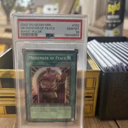 2002 Yugioh Magic Ruler (MRL) Messenger Of Peace Psa 10 - Image 1
