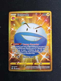 Pokemon Electrode Gold Chilling Reign Card 222/198 Gold - Image 1