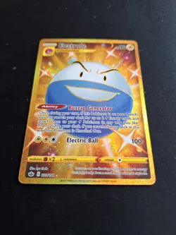 Pokemon Electrode Gold Chilling Reign Card 222/198 Gold - Image 2