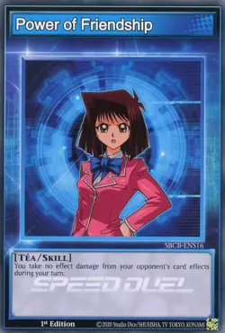 1x Skill Card: Power of Friendship | SBCB-ENS16 | Common | 1st Ed | NM | YuGiOh - Image 1