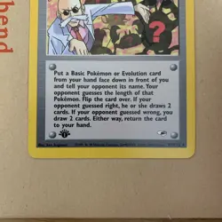 Pokemon Cards Blaine's Quiz #1 97/132 1st Edition Gym Heroes WOTC Rare NM - Image 4