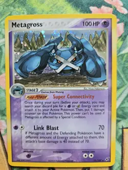 Metagross EX8: EX Deoxys (11/107) Holo Rare Pokemon Card MP - Image 1
