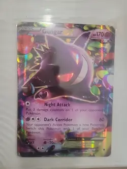 JUMBO Gengar EX Oversized Card 34/119 XY Phantom Forces Pokemon NM - Image 1