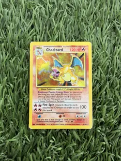 CHARIZARD 4/102 1999 BASE SET HOLO RARE POKEMON CARD - Image 2