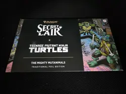 SECRET LAIR X TMNT THE MIGHTY MUTANIMALS FOIL EDITION 🔥 In Hand Ships Now - Image 1