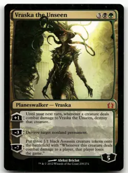 Vraska the Unseen #208 (LP) Return to Ravnica RTR Magic MTG - Image 1