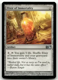 Elixir of Immortality #204 (LP) Magic 2013 M13 Magic MTG - Image 1