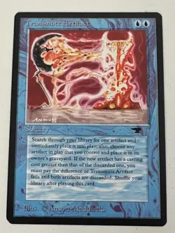 Magic the Gathering MTG Antiquities Transmute Artifact NM (Beta Bob) - Image 3