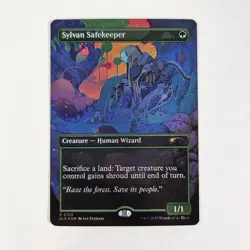 Sylvan Safekeeper Alien Auroras Galaxy Foil MTG Secret Lair SLD Magic Lands - Image 1