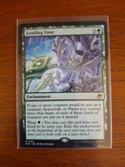 MTG Loading Zone - Foil, Edge of Eternities, Moderately Played, English - Image 1