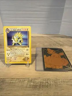 Pokemon TCG Lt. Surge's Jolteon Gym Challenge 28/132 Unlimited Rare... - Image 1