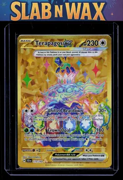 Pokemon tcg SV07: Stellar Crown Terapagos ex #173/142 - Image 1