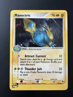 Manectric - 9/109 - Holo Rare EX Ruby and Sapphire (LP) Pokemon - Image 1