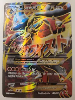 M Lucario EX 55a/111 Pokemon Furious Fists Full Art Ultra Rare NM - Image 1