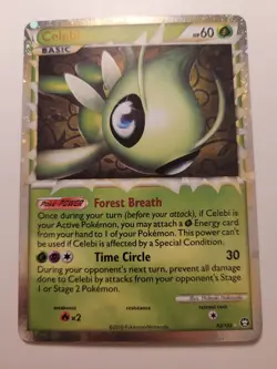 Celebi (Prime) 92/102 Pokemon HS-Triumphant Holo NM - Image 1