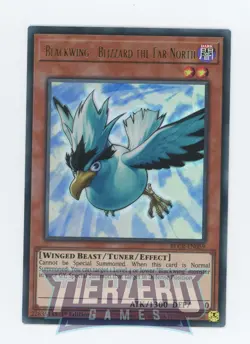 Yugioh Blackwing - Blizzard the Far North BLCR-EN059 Ultra Rare 1st Edition - Image 1