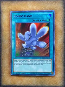 Yugioh Comic Hand DLCS-EN077 Ultra Rare 1st Ed PURPLE NM - Image 1