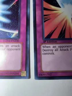 Yu-Gi-Oh Mirror Force LCJW-EN130 Secret Rare 1st Edition Near Mint Condition - Image 5