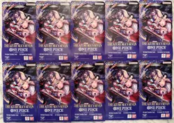 One Piece OP-14 The Azure Sea's Seven - Sleeved Booster Packs x10 English Sealed - Image 1