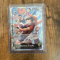 Monkey D. Luffy Alt Art Holo Rare Adventure On Kamis Island OP15-098 - Image 1