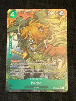 One Piece TCG | Pedro (Parallel) | OP08-030 | OP08 | NM Foil - Image 1