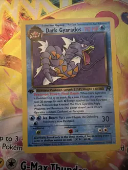 Pokemon TCG: Team rocket 1st edition Dark Gyarados 25/82 Non-holo - Image 1