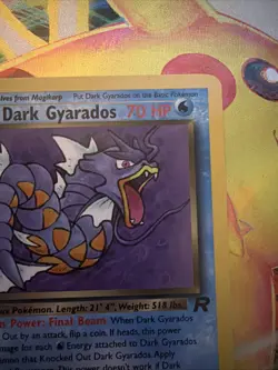Pokemon TCG: Team rocket 1st edition Dark Gyarados 25/82 Non-holo - Image 4