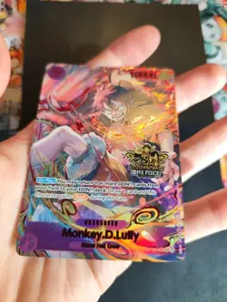 Monkey D.Luffy OP09-119 alt art 3rd ANNIVERSARY SET ONE PIECE promo english mint - Image 4