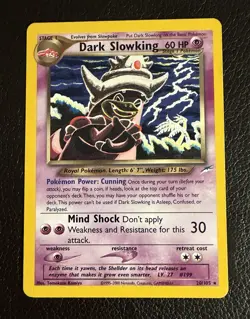 Dark Slowking - 20/105 - Pokemon Neo Destiny Rare Card WOTC LP - Image 1