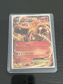 Charizard EX 11/106) holographic card from the 2014 Pokemon Trading Card Game XY - Image 1