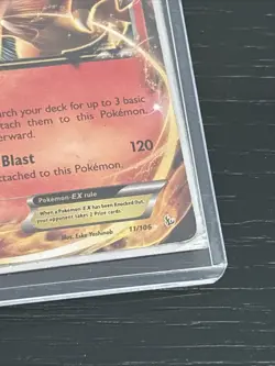 Charizard EX 11/106) holographic card from the 2014 Pokemon Trading Card Game XY - Image 3
