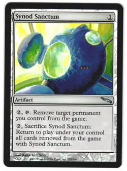 MTG Synod Sanctum Foil Mirrodin MRD Uncommon Vintage Artifact Exile Unplayed NM - Image 1
