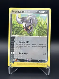 Poochyena 64/109 EX Ruby & Sapphire Pokemon Card - Image 1